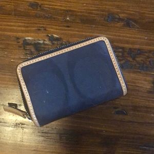 Coach Denim Mini Wallet